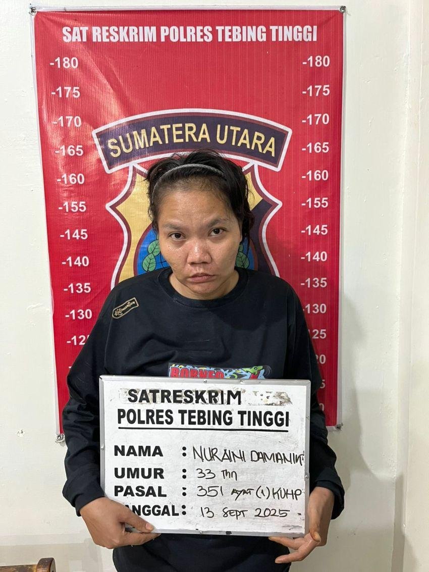 Polres Tebing Tinggi Amankan Pelaku Penganiayaan Nenek Lansia di Paya Pinang