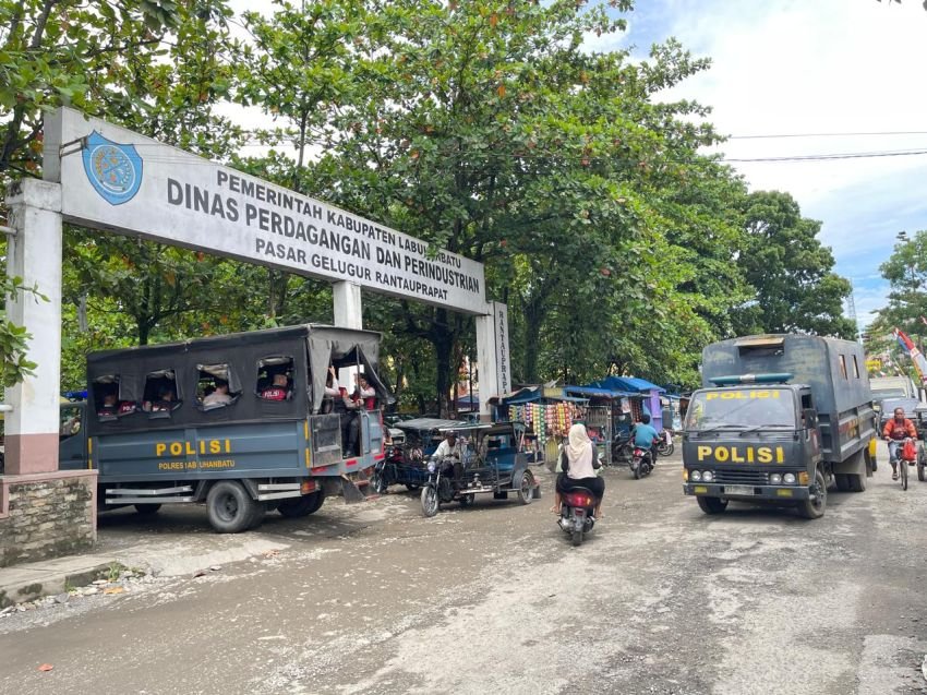 Polres Labuhanbatu Gelar Patroli Skala Besar Ciptakan Situasi Kondusif