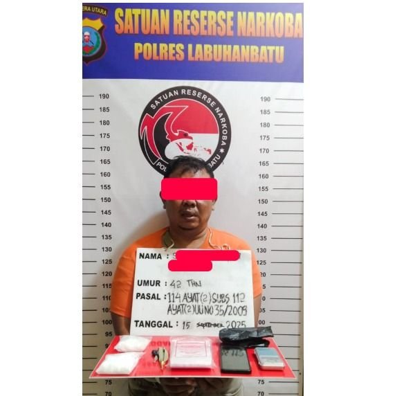 Satresnarkoba Polres Labuhanbatu Kembali Gagalkan Peredaran Seratusan Gram Sabu