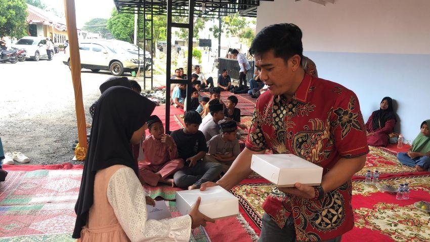Satreskrim Polres Sergai Gelar Kegiatan Tali Asih Bersama 44 Anak Yatim