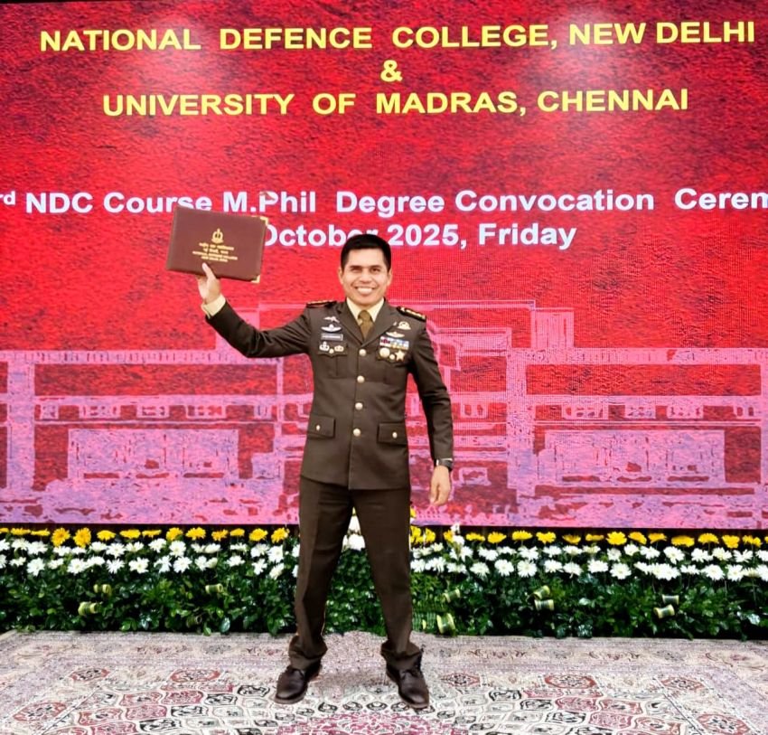 Kolonel Polsan Situmorang Kembali Harumkan Nama Indonesia, Raih Gelar M.Phil Dari Madrash University Dengan Predikat Cum Laude