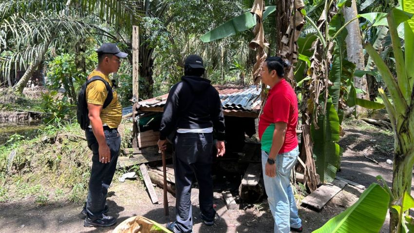 Polsek Kualuh Hilir Gerebek Sarang Narkoba di Desa Air Hitam