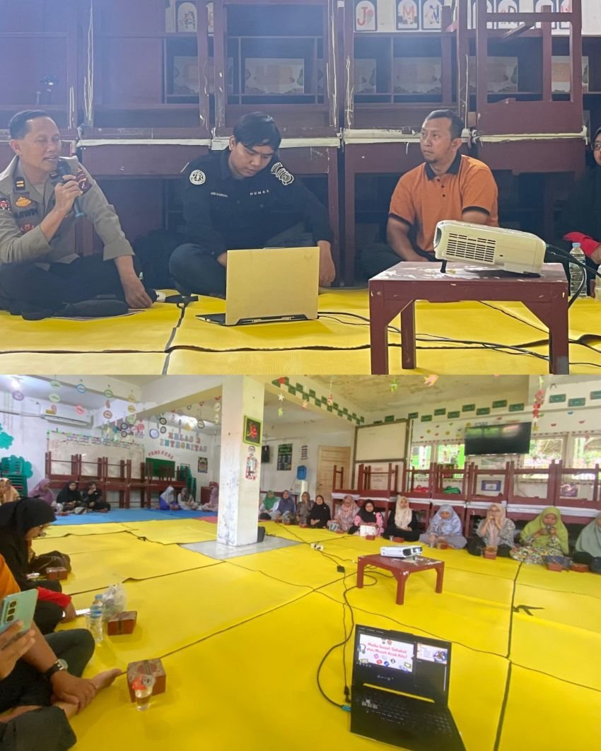 Polres Labuhanbatu Sosialisasikan Dampak Media Sosial Bagi Anak di SD IT Robbani Rantauprapat