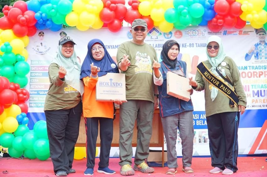 Waka Polres Labuhanbatu Hadiri Carnaval PAUD Gema Sahabat dalam Rangka HUT Pemkab Labuhanbatu ke-80