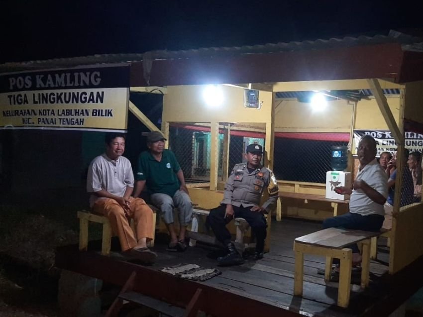 Polres Labuhanbatu Aktifkan Jaga Malam Satkamling Dukung “Commanders Wish” Kapolda Sumut