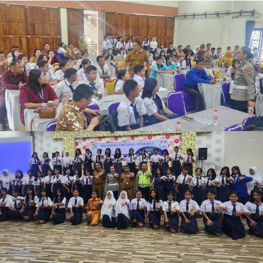 Sat Lantas Polres Tanah Karo Sosialisasi Penerapan Diseminasi Pendidikan Lalu Lintas