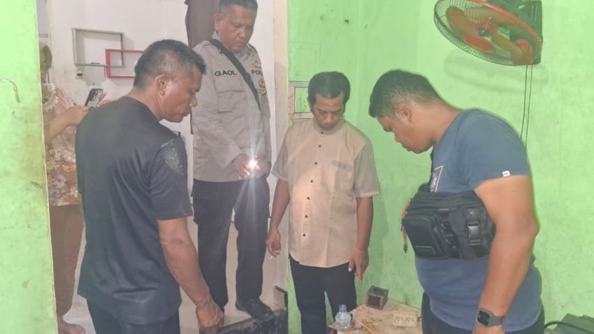 Grebek Sarang Narkoba, Polsek Kualuh Hilir Temukan Alat Konsumsi Sabu di Lokasi