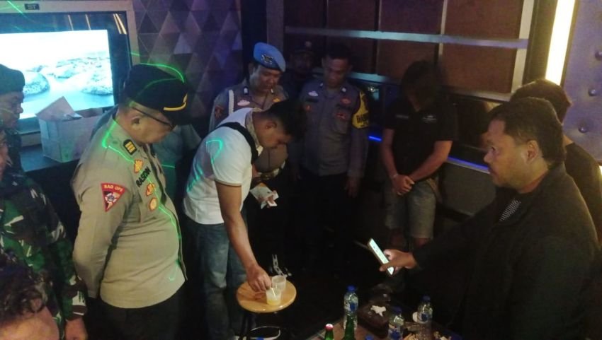 AKP Rasidin Pimpin Patroli Gabungan Tiga Pilar, Fokuskan Lokasi Hiburan Malam