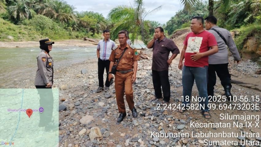 Polsek Na IX-X Tindaklanjuti Informasi Medsos Terkait Dugaan Galian C di Wilayah Hukumnya