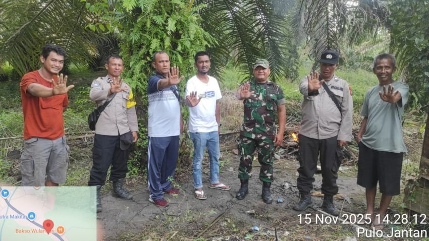 Tindak Lanjut Laporan Warga, Polsek Na IX-X Gerebek Sarang Narkoba