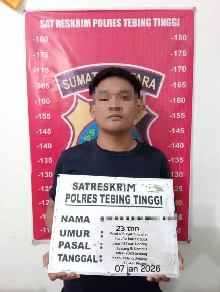 Sat Reskrim Polres Tebing Tinggi Tangkap Pelaku Judi Online Slot di Warung Pinggir Jalan