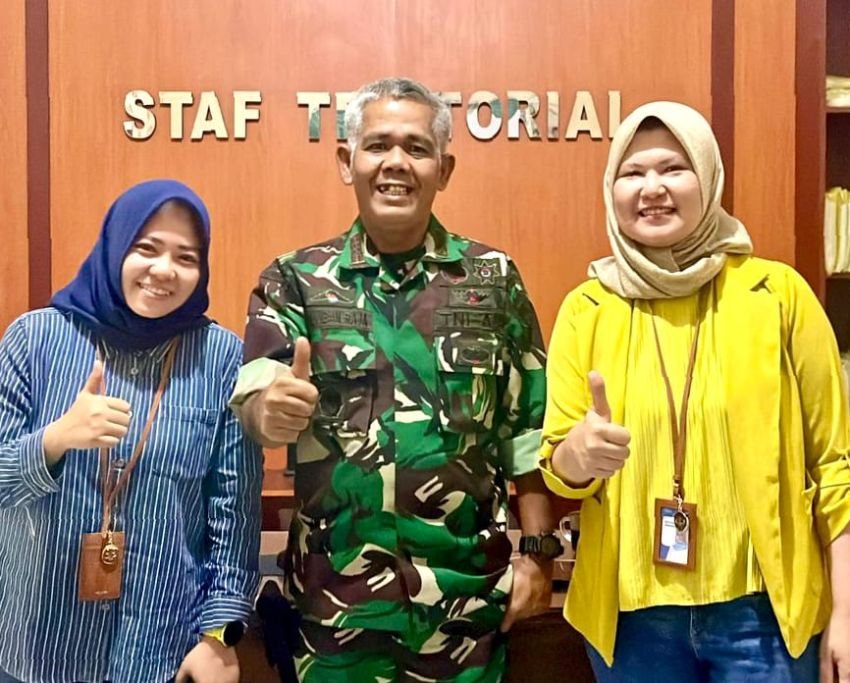 BRI BO KIsaran Jalin Silaturahmi dengan Kodim 0204/Asahan