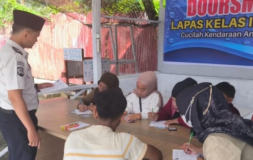 H+2 Idul Fitri 1447 H, Layanan Kunjungan Lapas Padangsidimpuan Dipadati Keluarga WBP