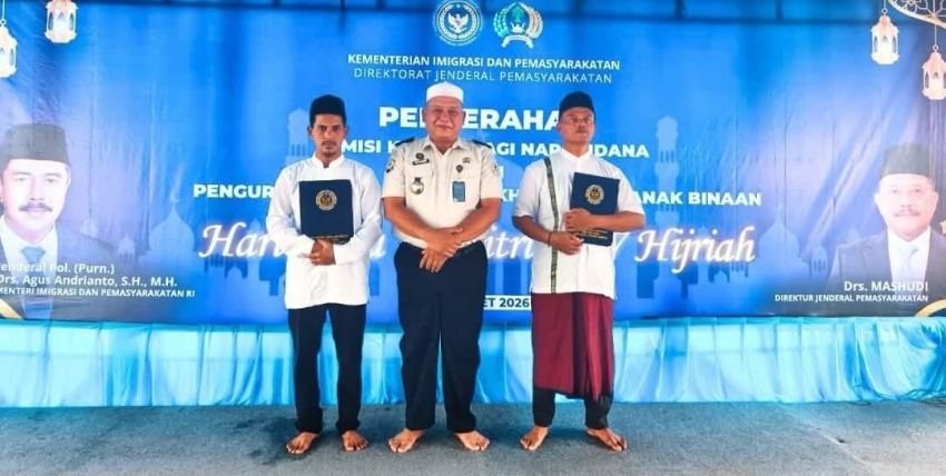 559 WBP Lapas Padangsidimpuan Terima Remisi Khusus Hari Raya Idul Fitri 1447 H