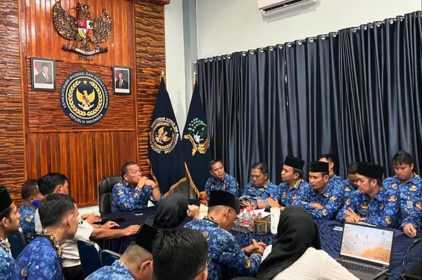 Lapas Padangsidimpuan Gelar Rapat Dinas, Matangkan Kesiapan Layanan Kunjungan Idul Fitri 1447 H/2026 M