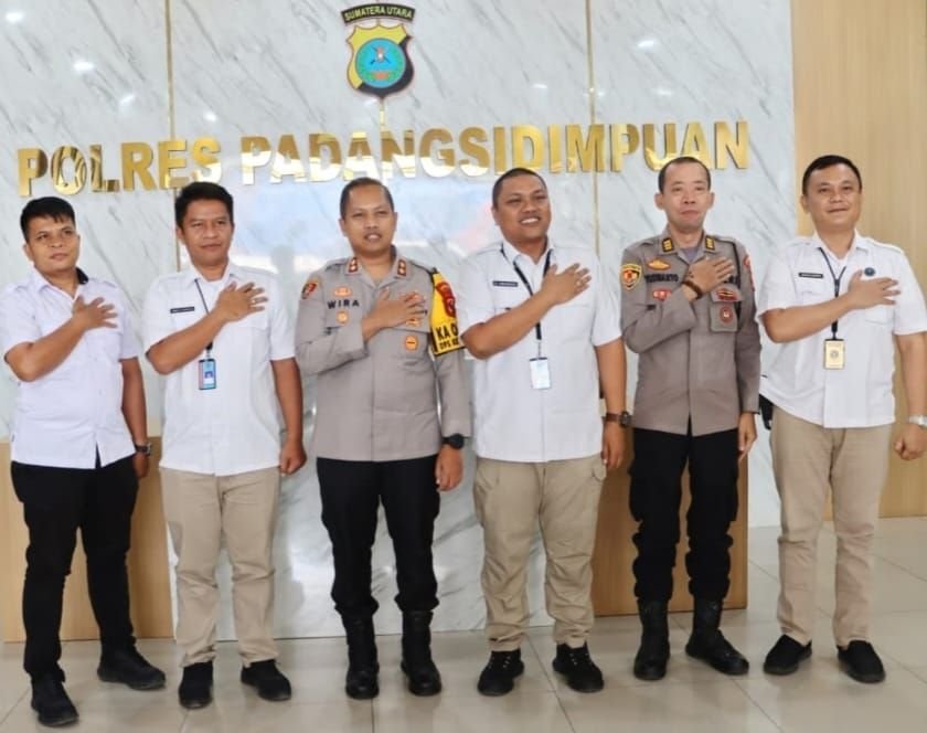 Ka BNNK Tapsel Kunjungi Kapolres Padangsidimpuan