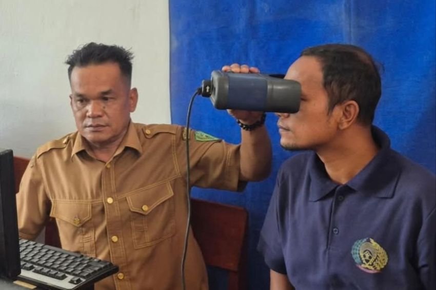 Lapas Padangsidimpuan Gelar Verifikasi NIK dan Perekaman Biometrik Bagi WBP