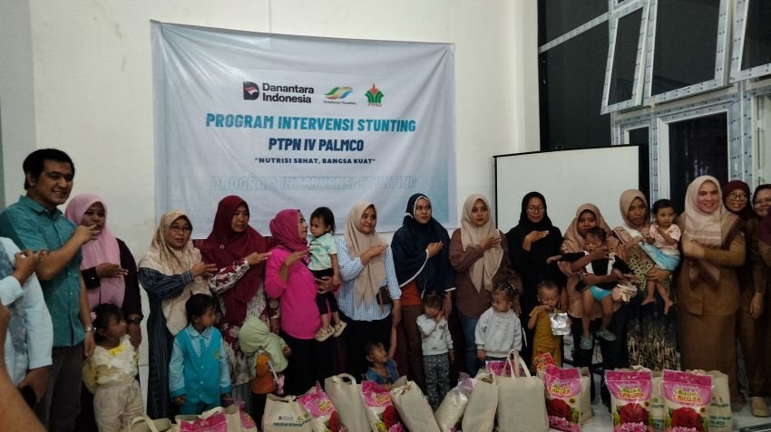PTPN IV Regional VI Salurkan Bantuan PMT Bagi Balita Gizi Kurang di Kota Langsa
