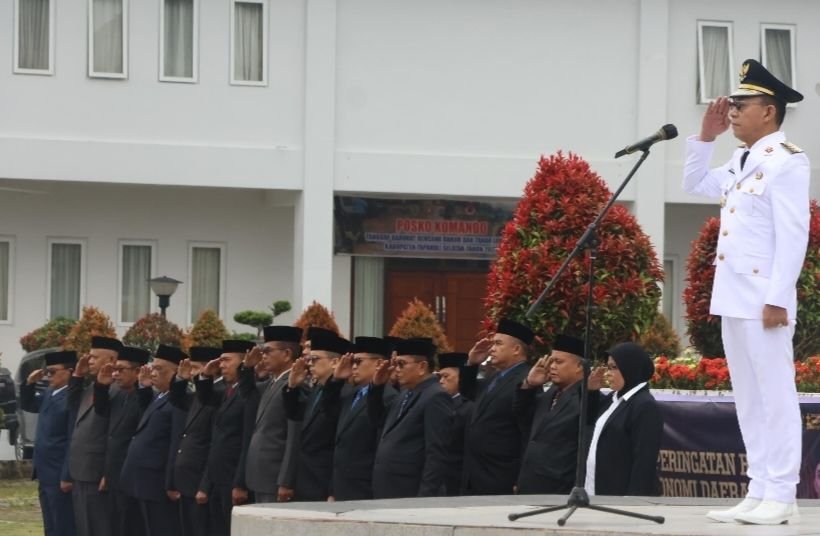 Upacara Peringatan Hari Otonomi Daerah ke-30 Tahun 2026 di Tapsel, Tergelar