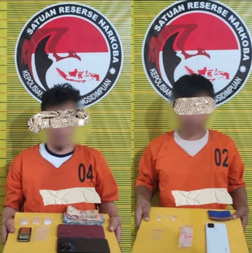 Gang Sempit di Kota Padangsidimpuan Diduga Jadi Titik Edar Sabu, Dua Pria Ditangkap Polisi