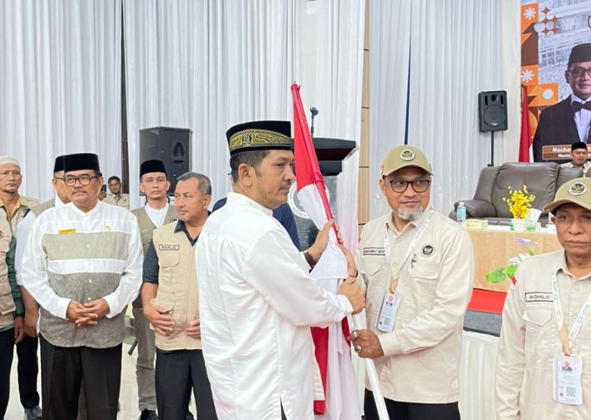 Pemko Langsa Lepas Keberangkatan Calon Jamaah Haji melalui Embarkasi Aceh