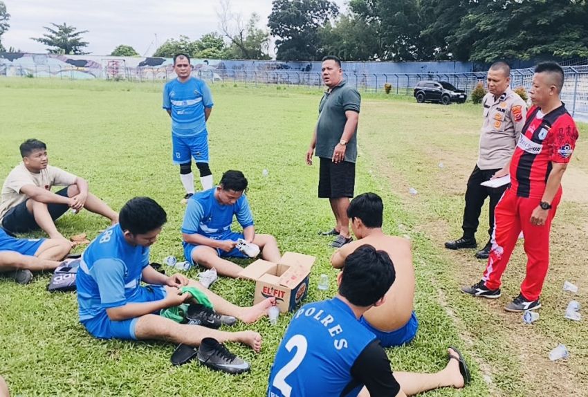 20 Pemain Dipilih, Tim Sepak Bola Polres Labuhanbatu Siap Bertanding di POR Rohani Polda Sumut