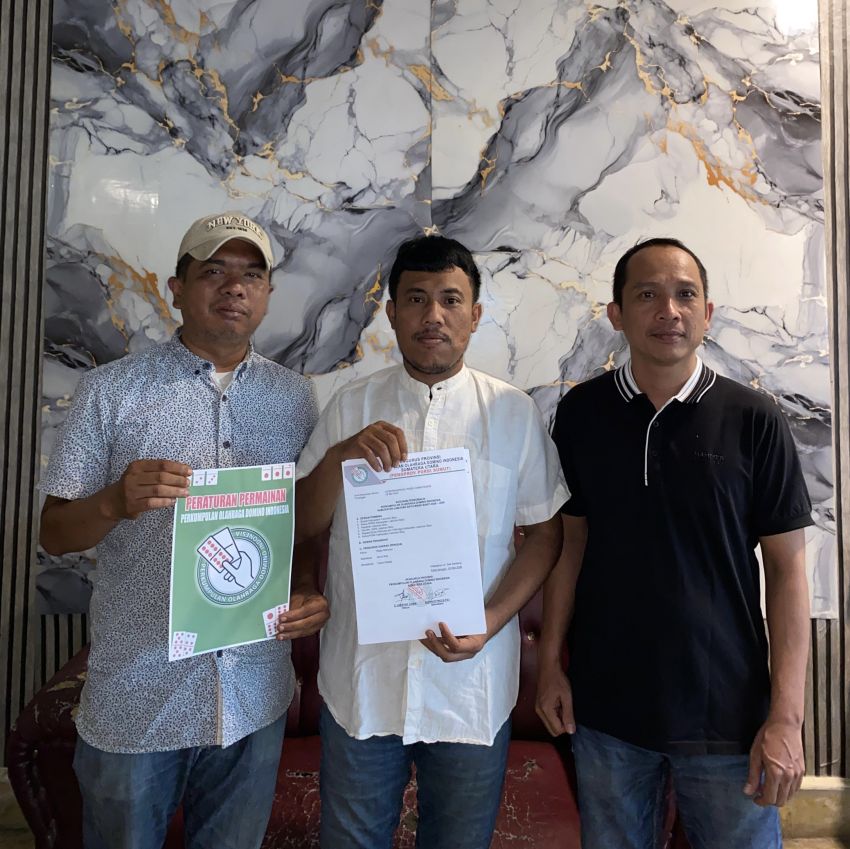 Nahkodai Pordi Labuhanbatu, Rizky Rahman Optimis Majukan Olahraga Domino