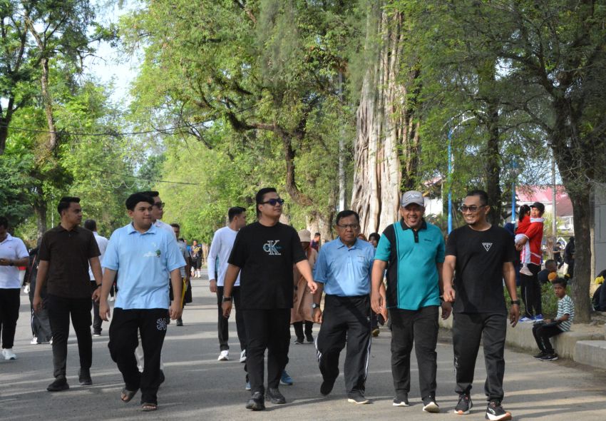 Ribuan Masyarakat Kembali Ramaikan CFD di Lapangan Merdeka Langsa