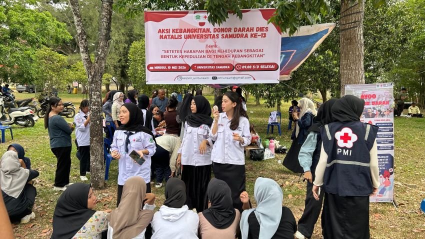 KSR PMI Unit Unsam Manfaatkan Momen Dies Natalis untuk Aksi Kemanusiaan