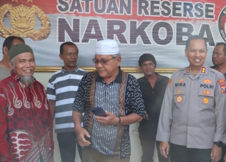 Tokoh Masyarakat Kampung Darek Datangi Mapolres Padangsidimpuan, Beri Dukungan atas Pengungkapan Kasus Narkoba