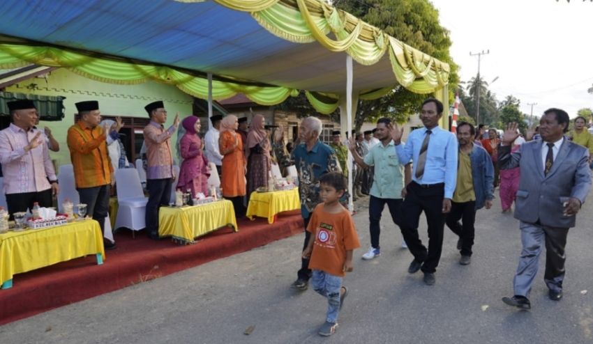 Sinyal Toleransi Beragama, HKBP Ikut Pawai Ta'aruf MTQ di Aek Bilah Tapsel