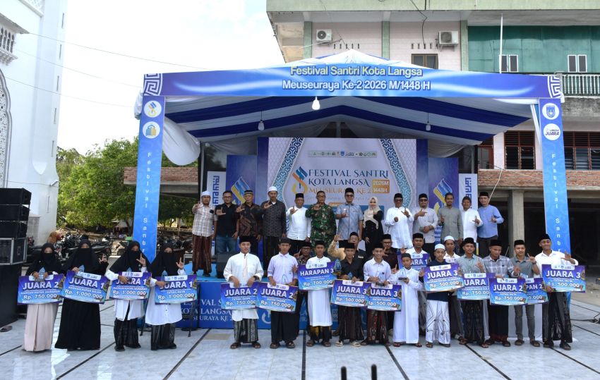 Wali Kota Langsa Resmi Tutup Festival Santri Meuseuraya II Tahun 2026