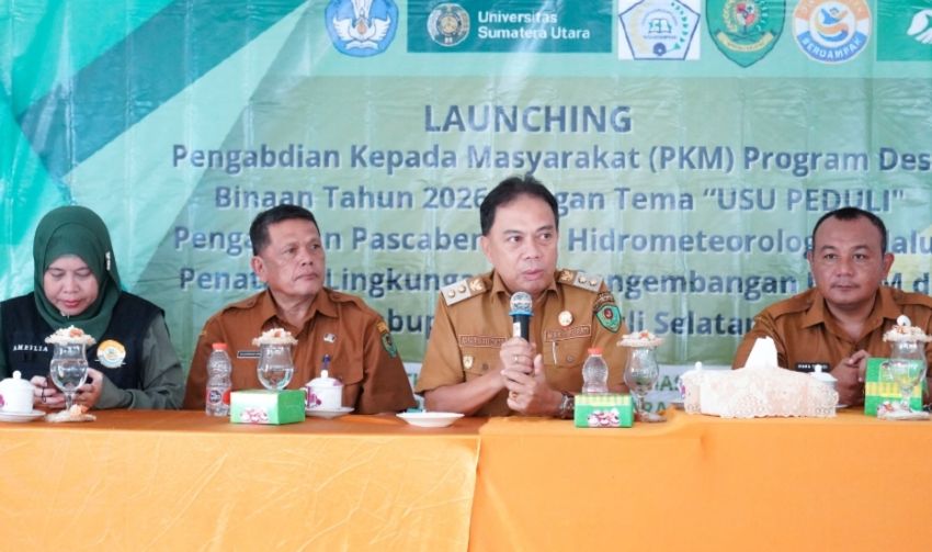 Pemkab Tapsel Dukung Program Desa Binaan USU Tahun 2026