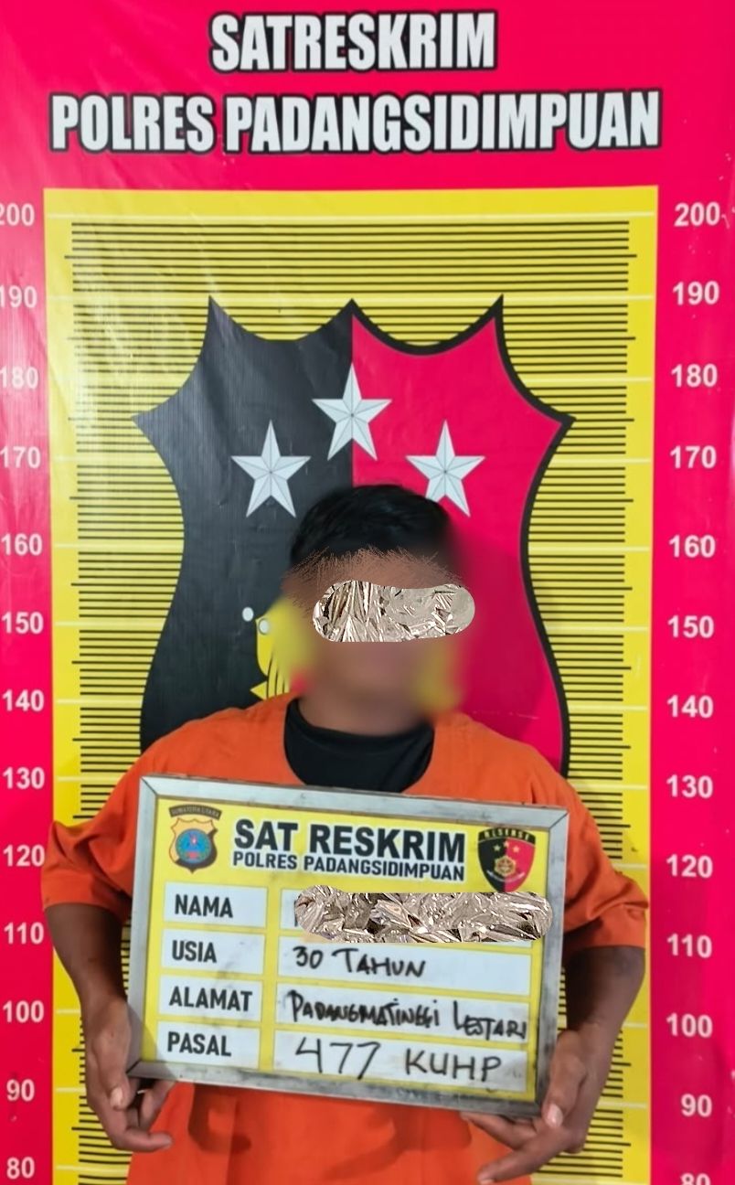 Polisi Tangkap Pelaku Pencurian di Kantor PNM Mekar Unit Padangsidimpuan