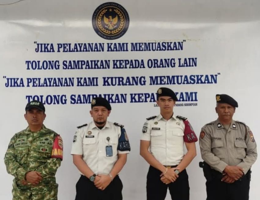 Sinergi Lapas dan Polres Padangsidimpuan Bersama Kodim 0212/TS Perkuat Bantuan Pengamanan