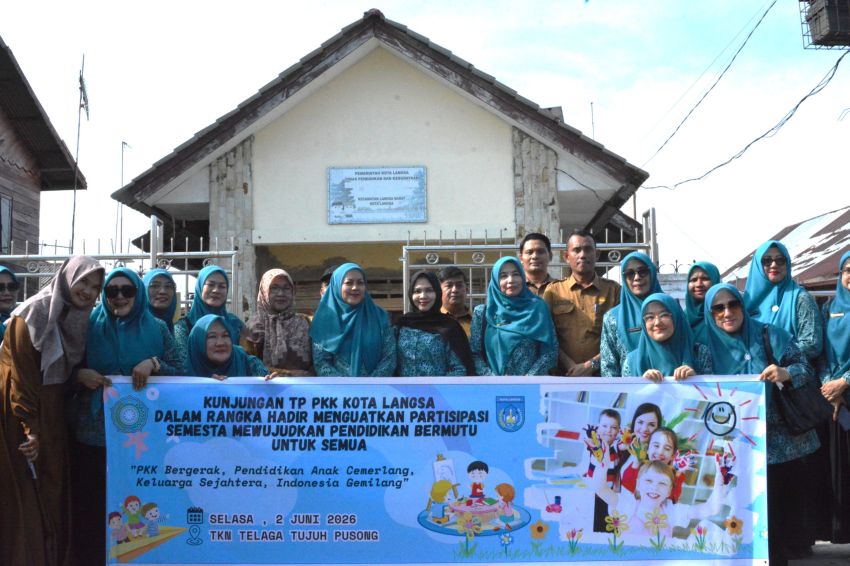 Ketua TP PKK Langsa Dorong Penguatan Pendidikan Anak Usia Dini di Telaga Tujoh
