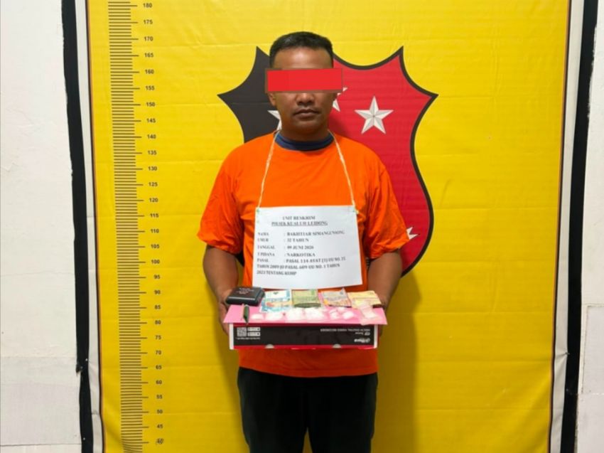 Ringkus Pengedar Narkotika, Polsek Kualuh Leidong Sita Barang Bukti 33,94 Gram Sabu