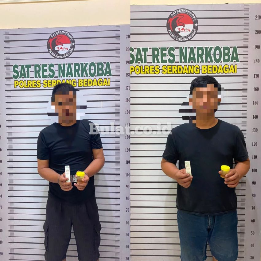 Sat Res Narkoba Polres Sergai Tangkap Dua Pria, Sita Sabu serta Ekstasi di Perbaungan