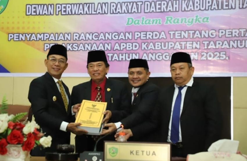 DPRD Tapsel Gelar Rapat Paripurna Pertanggungjawaban Pelaksanaan APBD TA 2025