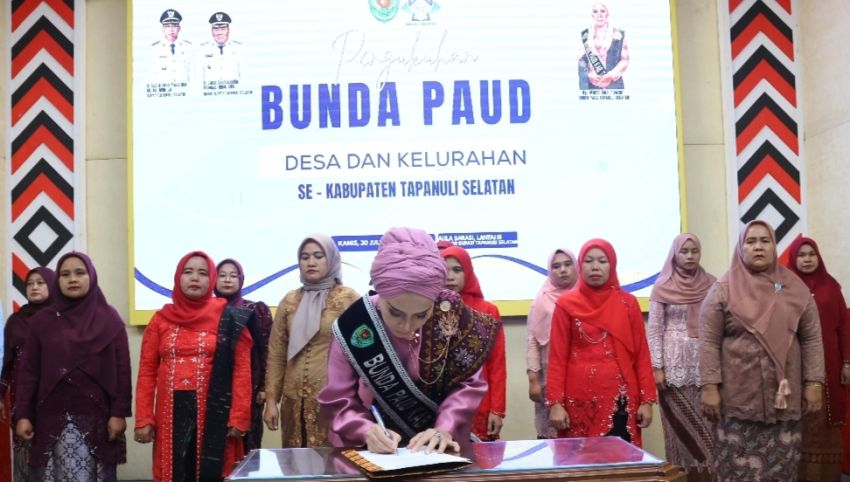 Bunda PAUD Kabupaten Tapsel Kukuhkan 248 Bunda PAUD Desa dan Kelurahan