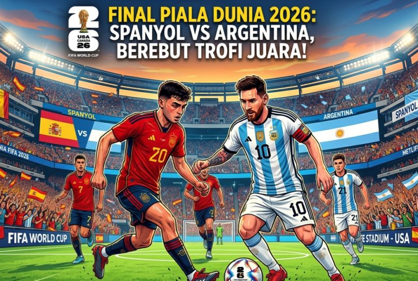 Catat! Jadwal Final Piala Dunia 2026: Spanyol vs Argentina
