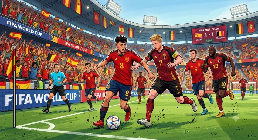 Prediksi Spanyol vs Belgia 11 Juli 2026