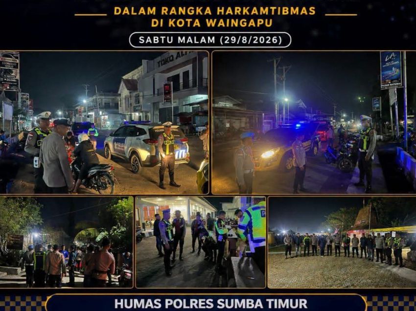 Patroli Presisi Polres Sumba Timur, Ciptakan Rasa Aman dan Nyaman Untuk Masyarakat