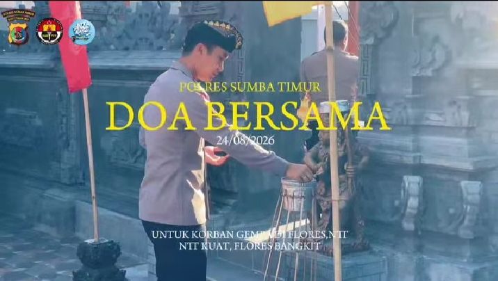 Polres Sumba Timur Gelar Do'a Lintas Agama Pasca Gempa NTT