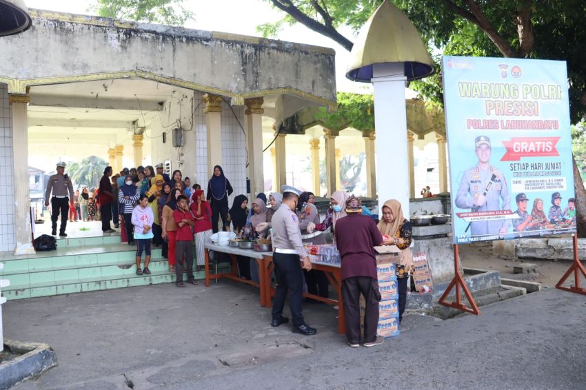 Berkesinambungan, Polres Labuhanbatu Buka Warung Polri Presisi Hingga Minggu Ke-18