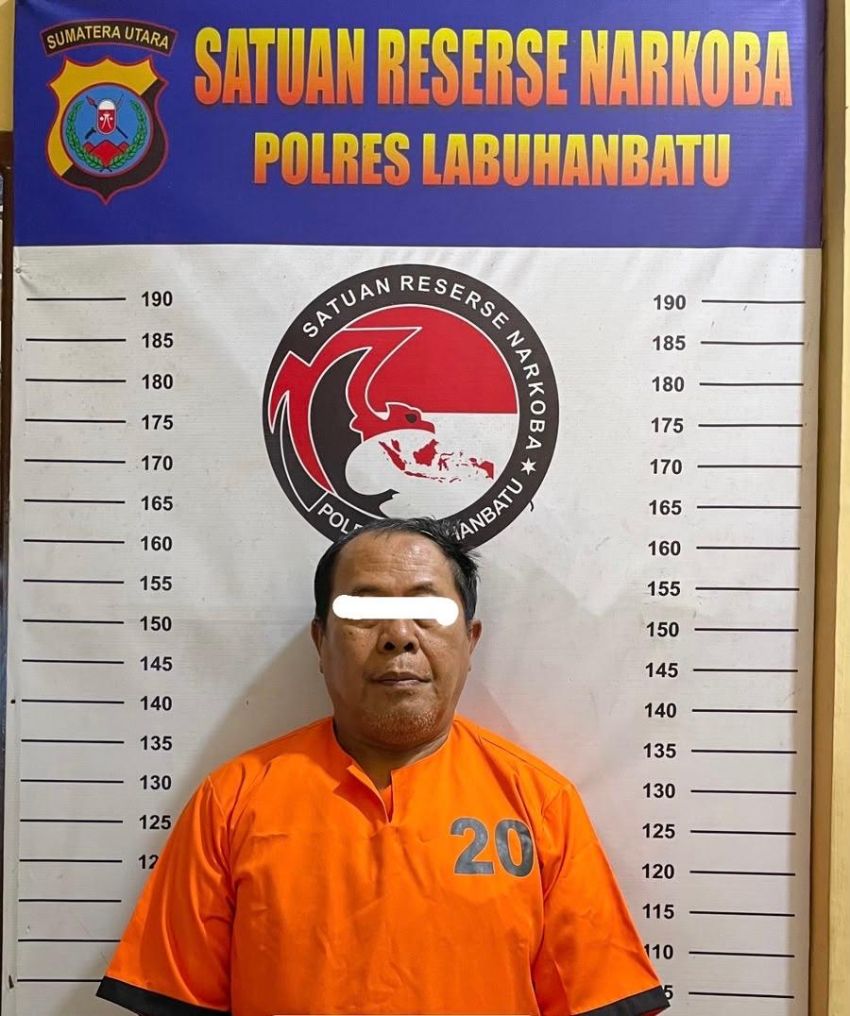 Bawa Narkoba Antarprovinsi, Pria 62 Tahun Ditangkap Polres Labuhanbatu