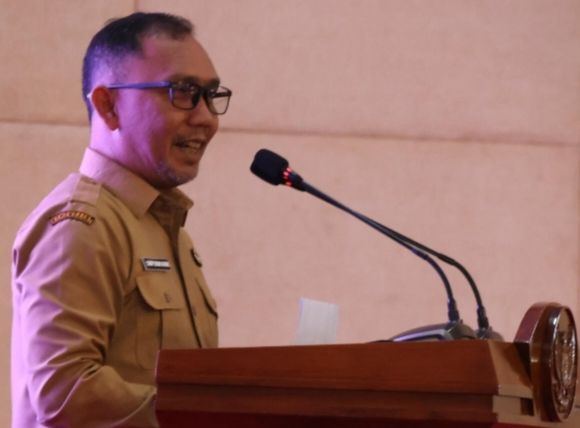 Bupati diwakili Sekdakab Tapsel Hadiri Sosialisasi Transformasi Posyandu 6 SPM