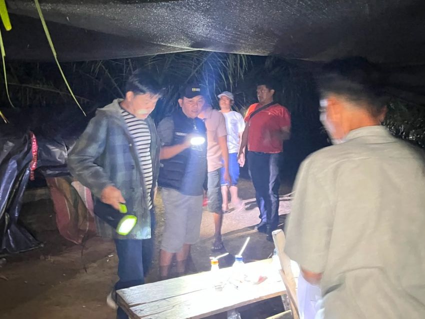 Grebek Pondok Narkoba, Polsek Bilah Hulu Amankan Sejumlah Barang Bukti
