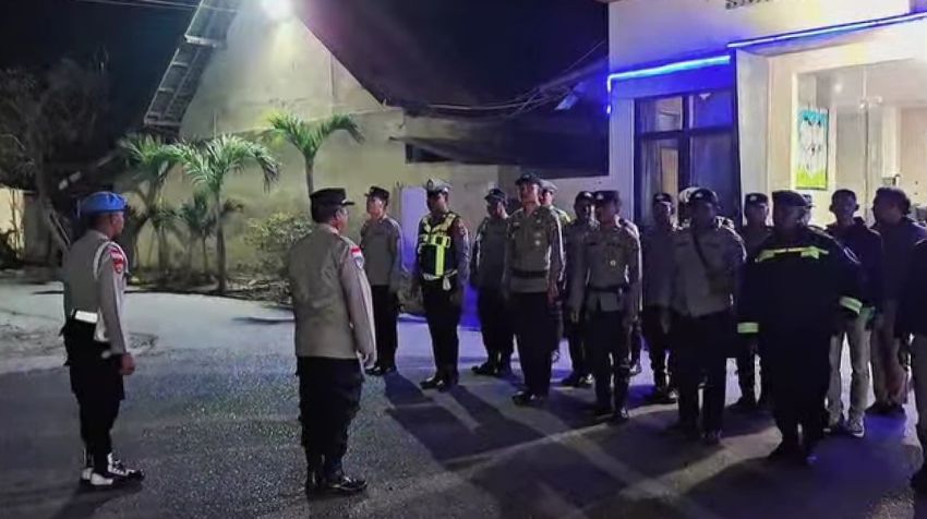 Polres Sumba Timur Gelar Patroli Presisi Secara Rutin di Akhir Pekan