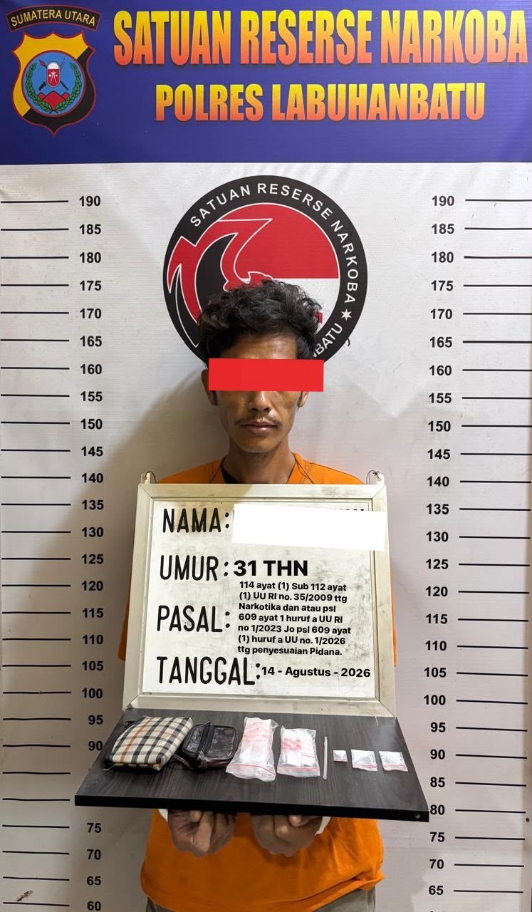 Kanit II Satresnarkoba Ipda R Situngkir Pimpin Penangkapan Pengedar Sabu
